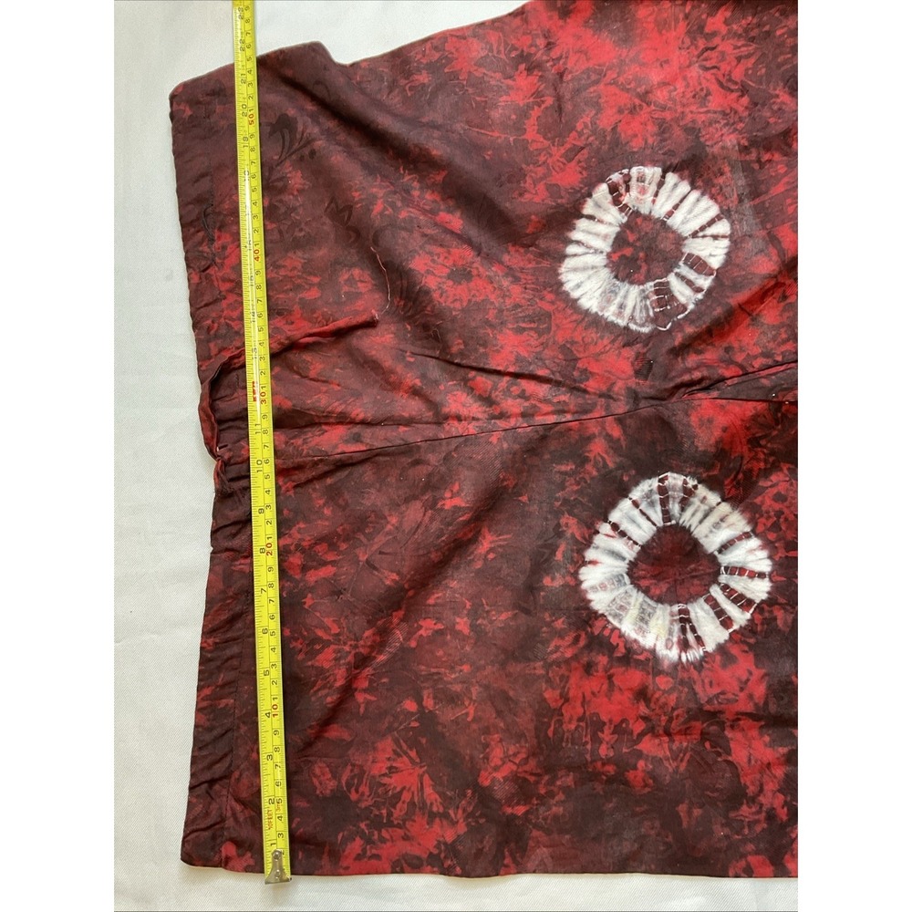 African Batik‎ Tie Dye 2 Pierce Set Top Drawstring Pants One Size Cotton - Picture 6 of 9
